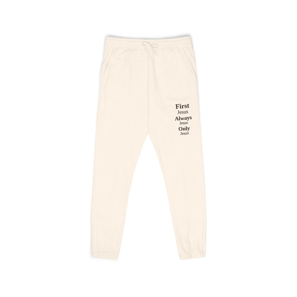 Cozy 'Best Mom Ever' Garment-Dyed Fleece Sweatpants – Soft Lounge Joggers